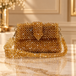 Crystal Beaded Shoulder Bag