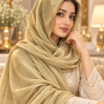 Shimmer Crinkle Chiffon Stole
