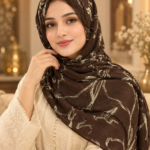 Joshan Sketch Floral Printed Scarf