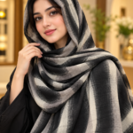 Joshan Brush Stripe Printed Scarf